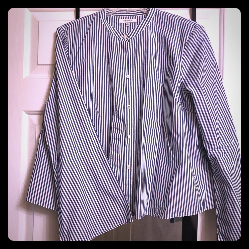 Madewell Bell Sleeve Trapeze Button Up